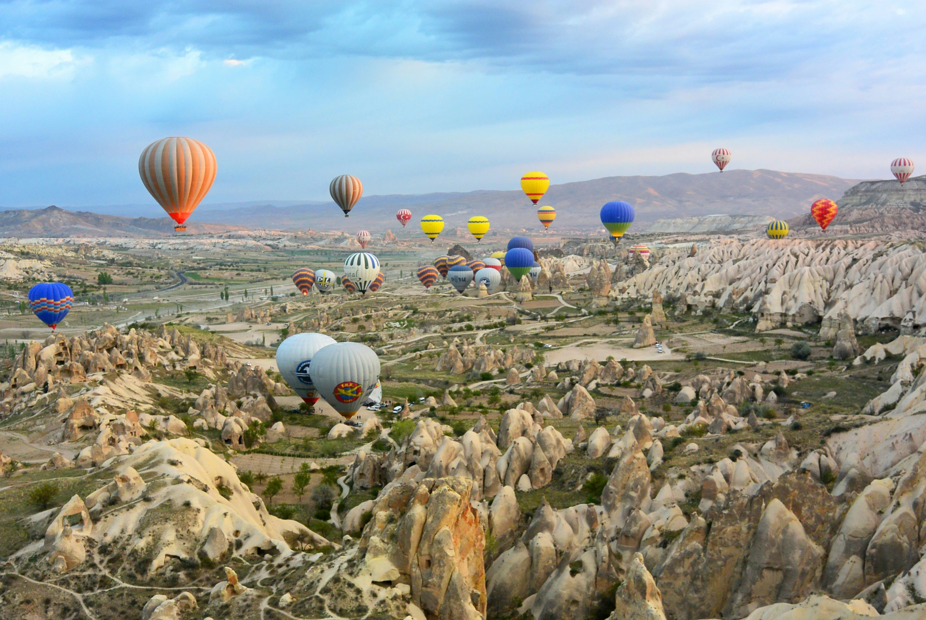 Cappadocia valleys and balloon flights