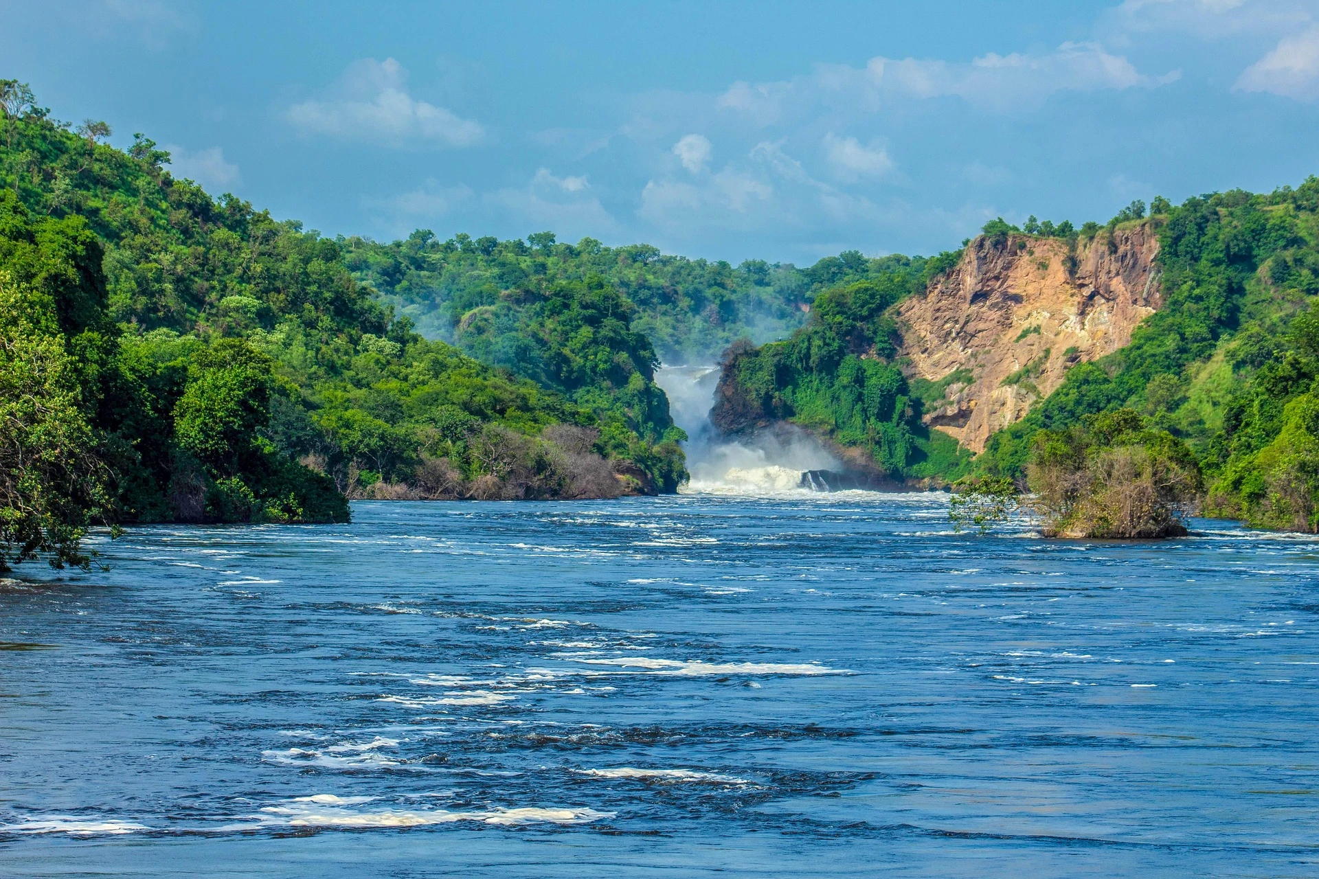 Murchison Falls y el barco del Nilo
