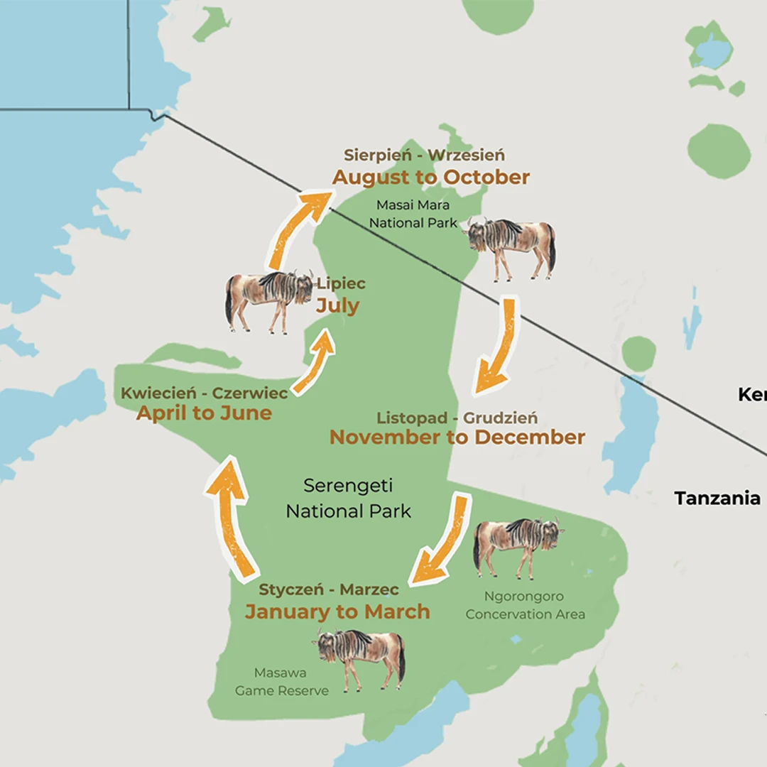Mapa de la Gran Ruta de Migraci&oacute;n